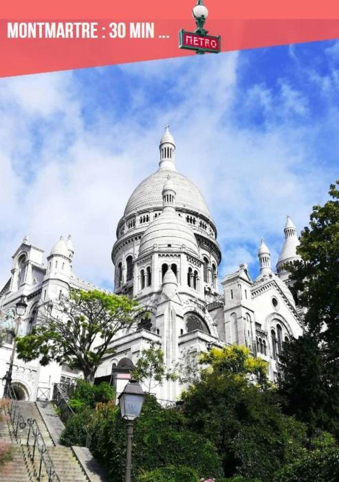Charmant Appartement Calme Proche De Paris Saint-Denis  Exteriér fotografie